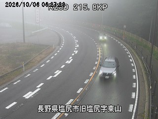 塩尻市東山の道路状況