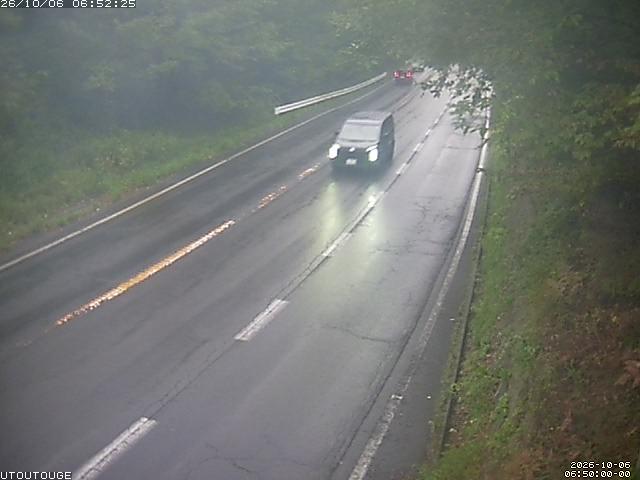 国道153号 善知鳥峠の道路状況