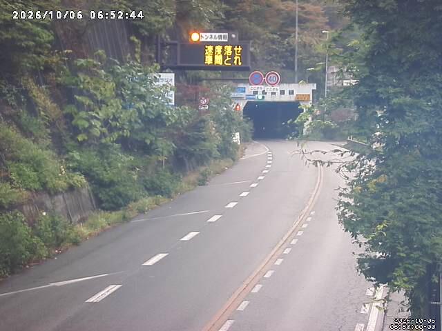 国道254号 三才山トンネル松本口の道路状況